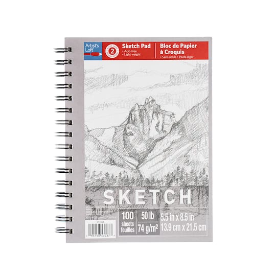 12 Pack: Sketch Pad by Artist's Loft™, 5.5" x 8.5"